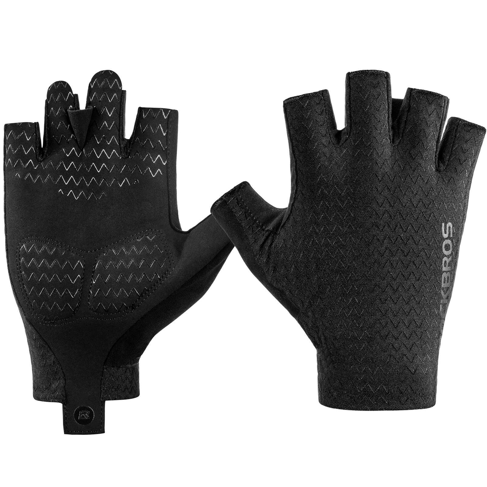 Gel gemusterte Rutschfeste Halbfinger-Reithandschuhe ROCKBROS - Image 1