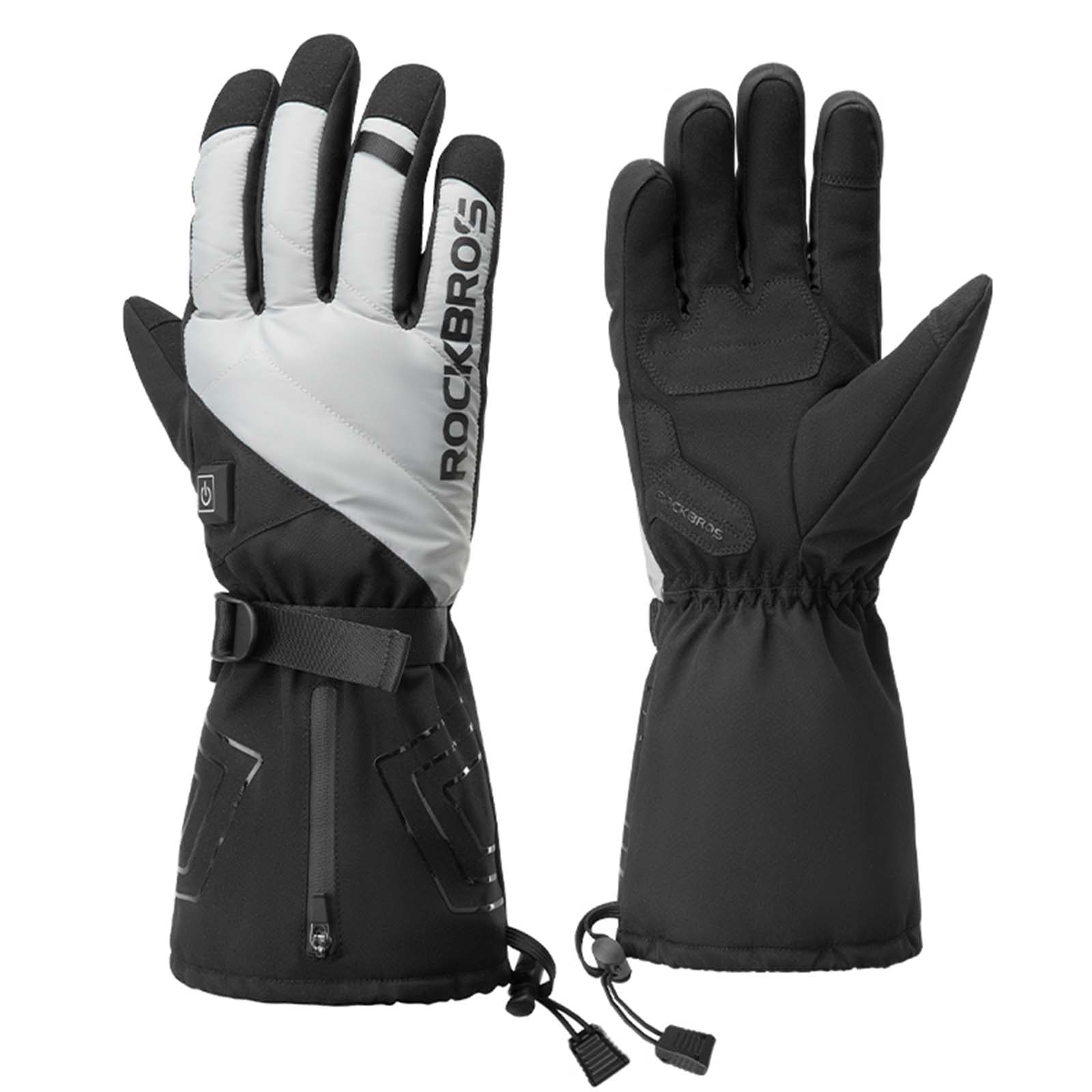 Winter Handschuhe Beheizbare Fahrradhandschuhe mit Batterie M-XL ROCKBROS - Image 1